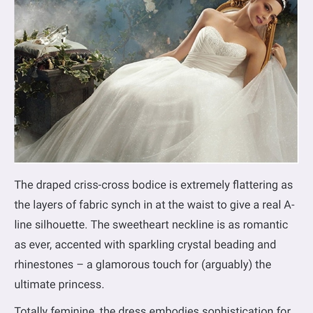 Alfred Angelo White A-Line Sweetheart Wedding Gown